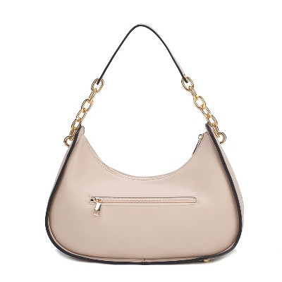 MKF Collection Crescent Shoulder Bag Half-Moon Crossbody, Lottie | MKF Collection by Mia K - Beige — фото 6