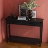 31"Console Table, Industrial Entryway Table with Drawers and Shelf, 2-Tier Narrow Sofa Table, Foyer Table for Couch Entryway Corridor Living Room - 4 of 4