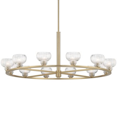 Possini Euro Design Possini Euro Chantal 41 1/2"W Warm Gold 12-Light Chandelier