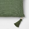 Lumbar Basketweave with Tassel Army Green - Threshold™ Designed with Studio McGee - image 3 of 4