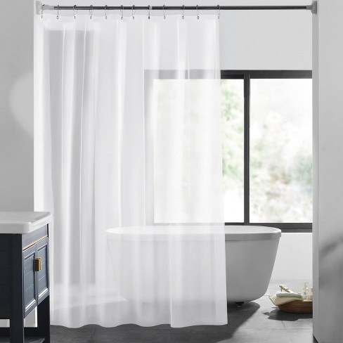 GoodGram Ultra Heavy Hotel Weight Odorless PEVA Vinyl Shower Curtain Liner With Splash Guard - Standard Size - image 1 of 2