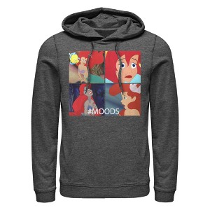 Men's The Little Mermaid Ariel #Moods Pull Over Hoodie - 1 of 4