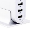 Trexonic 7.1 Amps 5 Port Universal USB Compact Charging Station in White Finish - 2 of 3