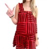 Women's Zoey Ruffle Shirred Swing Tank - ADRIENNE - 2 of 3