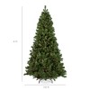 Best Choice Products Pre-Decorated Holiday Christmas Pine Tree w/ Metal Base – Green - 2 of 4
