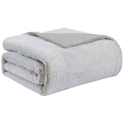 Solid Soft Heavy And Thick Plush Mink Throw Blanket Beige - Trademark  Global : Target