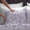Pointehaven 180 GSM Brushed Soft Cotton Heavy Weight Flannel Printed Oversized Duvet Set - 4 of 4