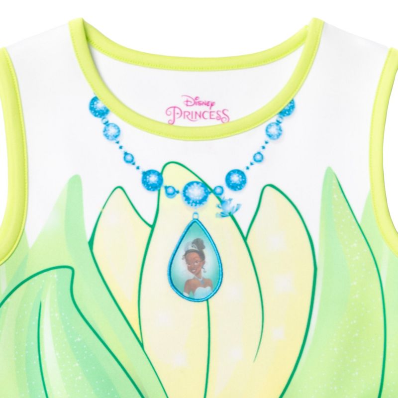 Disney Princess Tiana Tulle Costume Sleeveless Dress Green , 5 of 8