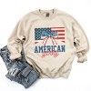 Simply Sage Market American Girly Flag Coquette Sweatshirt - 3 of 4