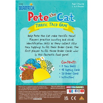 Pete the Cat Colorful Terrific Taco Game for Kids