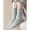 Anna-Kaci 3 Pairs Women's Plush Non-Slip Crew Socks with Thick Fleece Lining and Cozy Warm Fit - 4 of 4