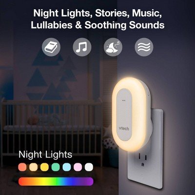 White Smart Plug-in Sleep Training Soother with Bluetooth Speaker