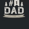 Rerun Island Men's Number 1 Dad Officially Verified Short Sleeve Graphic Cotton T-Shirt - 2 of 3