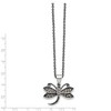 Black Bow Jewelry Marcasite Dragonfly Necklace in Antiqued Stainless Steel, 18 Inch - image 2 of 4