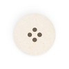 Dritz 20mm Recycled Cotton Round Stitch Buttons Natural: Beige Sewing Fasteners, 9 Pieces, Plastic Material - 4 of 4