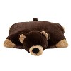 Mr. Bear Small Kids' Plush - Pillow Pets: Brown Novelty Throw Pillow for Kids, Indoor Use, Polyester Material - image 2 of 4