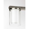 Progress Lighting Mast 4-Light Island Pendant, Brushed Nickel, Clear and Etched Glass Shades - 4 of 4