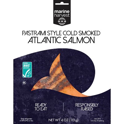 Marine Harvest Pastrami Cold Smoked Salmon - 4oz