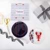 Pavilion Gift Company - Beach - 8" Glass Appetizer Plates (Set of 2) - Serving Platters - 4 of 4