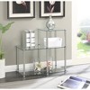 Classic Glass 3 Tier Step End Table Clear Glass - Breighton Home - 2 of 4