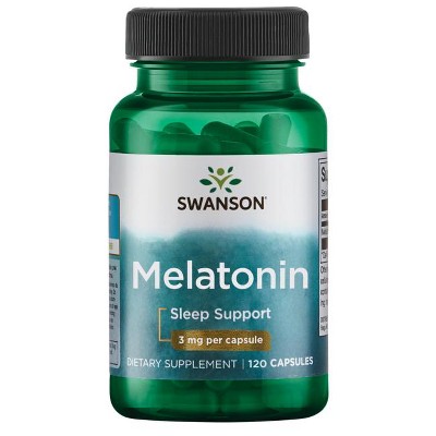 Swanson Melatonin 3 mg 120 Capsules