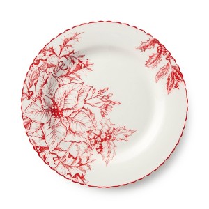 Certified International Set of 6 Crimson Noel Assorted Salad