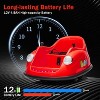 12V Kids Electric Bumper Car with 2.4G Remote Control, 360° Spinning, Music & LED Lights, Safety Bumper for Ages 2-5 Years, Yellow - 2 of 4