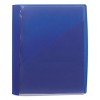 Smead Clear Front Poly Report Cover With Tang Fasteners 8-1/2 x 11 Blue 5/Pack 86011 - 2 of 3