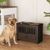 PawHut Large Elevated Dog Bowls with Storage Cabinet Containing Large 37L Capacity, Raised Dog Bowl Stand Pet Food Bowl Dog Feeding Station - 2 of 4