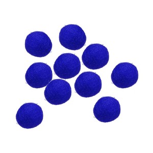 Unique Bargains Home Crafts Handcrafts Project DIY Wool Felt Balls Beads 10 Pcs - 1 of 3