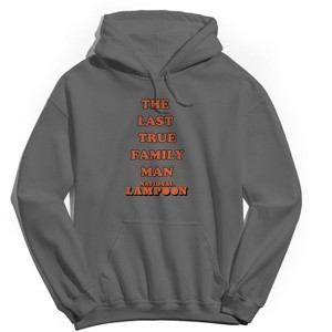 National Lampoon Men's The Last True Family Man Father'S Day Long Sleeve Graphic Cotton Sweatshirt Hoodie - 1 of 4