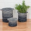 Colonial Mills Monet Ombre Basket, 12"x12"x10", Navy - 3 of 3