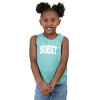 The Juniper Shop Varsity Sunset Chaser Toddler Tank - 5/6T - Seafoam - 4 of 4
