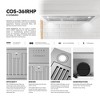 Cosmo COS-36IRHP 36 in. Lumin Collection 380 CFM Ducted Insert Range Hood, Button Controls, LED Lights, Stainless Steel - 3 of 4