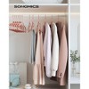 SONGMICS Coat Hangers Non-Slip Clothes Hangers Space-Saving Plastic Hangers 360°Swivel Rose Gold Hook - 2 of 4