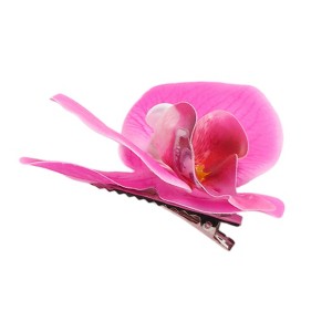 Unique Bargains Women's Grace Flower Hair Clip 3.54"x3.15"x1.14" Purple 1 Pc - 1 of 3