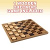 Gamie Wooden Checkers Board Game - 3 of 4