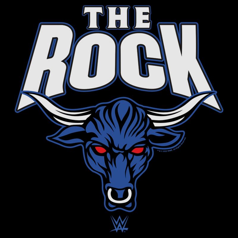 Women's WWE The Rock Bull Logo T-Shirt, 2 of 5