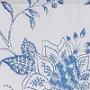 RLF Home Natalia Regal Valance High Quality Window Treatment 3" Rod Pocket 50" x 17" Cyan Blue/White - 3 of 3