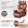 KERDOM Office Desk Chair, Big and Tall Executive Chair with Footrest, Ergonomic Reclining High Back Support, Brown - 3 of 4