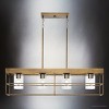 Urban Ambiance Luxury Modern Indoor Chandelier,  11-1/4''H x 9-3/8"W x 42''D,  Aged Bronze Finish, UHP4494 - 4 of 4