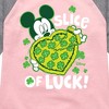 Girls' - Disney - Slice Of Luck Shirt Tail Raglan Graphic T-shirt - 2 of 4