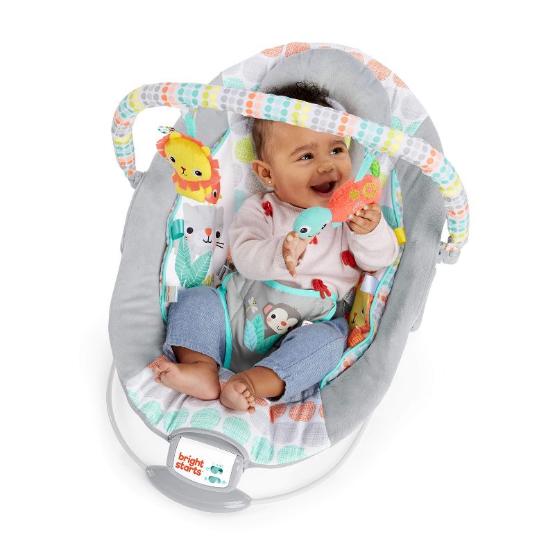 Bright Starts Cradling Baby Bouncer - Whimsical Wild, 4 of 17
