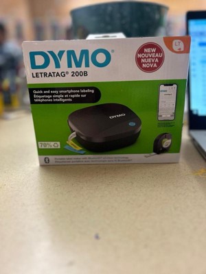 Dymo Letratag Bluetooth Labeler - 5 Font Size - 15 Text Style - Label, Tape  - Battery - 4 Batteries Supported - AA - Black - Portable, Lightweight,  Underline - for Home, Office - Office Supply Hut