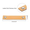 Unique Bargains Leather Suitcase Dresser Handles Door Pulls with Screws 6 Pcs - 2 of 4