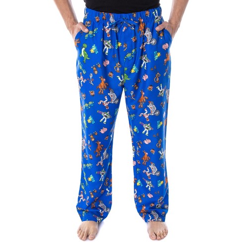 Disney Men s Toy Story Character Print Adult Sleep Lounge Pajama Pants Small Blue