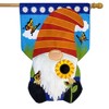 Home Sweet Home Gnome Spring Burlap House Flag 28" x 40" Briarwood Lane - 2 of 4