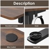 Kumasinova 40"/47"/55" Electric Height Adjustable Desk,Office Desk with Splice Board,Computer Desk with Carbon Steel Frame,Gaming Desk for Home Office - 4 of 4