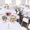 Big Dot of Happiness Pink Snowflakes 1st Birthday - Girl Winter ONEderland Party Picture Centerpiece Sticks - Photo Table Toppers - 15 Pieces - 3 of 4