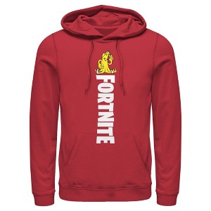 Men's Fortnite Peely Peace Sign Logo Pull Over Hoodie - 1 of 4